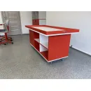 Тележка демонстрационная мобильная на колесах
