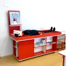 Тележка демонстрационная мобильная на колесах