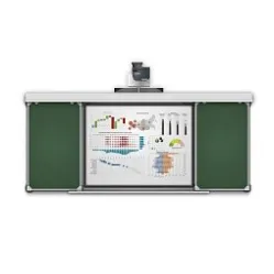 Раздвижная рельсовая система для интерактивной доски 300х120 см РСД37.9