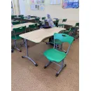 Ученический комплект:одноместная парта+стул