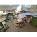 Ученический комплект:одноместная парта+стул