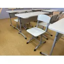 Ученический комплект:2-хместная парта+2 стула
