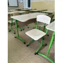 Cтул ученический. Гнутоклееная фанера, бесцветный лак.