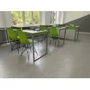 Стол рабочий учебный одноместный "Лофт" с фартуком