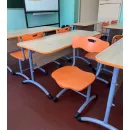 Ученический комплект:2-хместная парта+2 стула