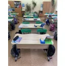 Ученический комплект:2-хместная парта+2 стула