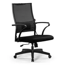 Компьютерное кресло Метта Sit Air-180 B2-290K - Mesh(YP99)+UMF(X1) /Km00/Wh00/K15bL(TG1.0Pl/M09.B02.G15.W01) черный