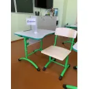 Ученический комплект:одноместная парта+стул