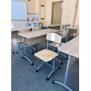 Ученический комплект:одноместная парта+стул