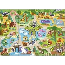 Поле игровое "Зоопарк" (105х75см) 36076