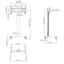 Мобильная напольная стойка SMS Flatscreen FH MT2000 A/S EU