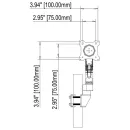 Кронштейн настольный Wize DSA22P для 2-х дисплеев размером 10"- 32"