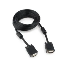 Кабель VGA-5M, 5м, 15M/15M, тройн.экран, феррит.кольца, пакет