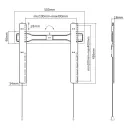 Кронштейн настенный Digis DSM-P5740 для размера 32"-55"