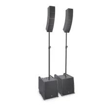 Мобильный комплект линейного массива (Power Set) со стойками и кабелями LD Systems CURV 500 PS