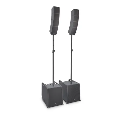 Мобильный комплект линейного массива (Power Set) со стойками и кабелями LD Systems CURV 500 PS