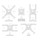 Кронштейн настенный ONKRON M4 белый для размера 32-65"
