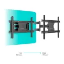 Кронштейн настенный ONKRON M7L чёрный для размера 40"-75"
