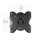 Кронштейн настенный ONKRON NP23 чёрный для размера 17"-43"