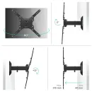 Кронштейн настенный ONKRON NP44 чёрный для размера 26"-65"