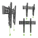 Кронштейн настенный ONKRON SN14 чёрный для размера 32"-65"