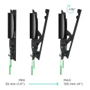 Кронштейн настенный ONKRON TM4 чёрный для размера 17"-43"