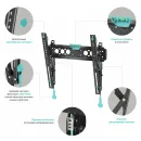 Кронштейн настенный ONKRON TM5 чёрный для размера 32"-65"