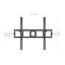 Кронштейн настенный ONKRON UT4 чёрный для размера 55"-100"