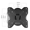 Кронштейн настенный ONKRON BASIC M1S чёрный для размера 17"-43"