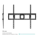 Кронштейн настенный ONKRON UF4 чёрный для размера 55"-100"