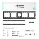 Кронштейн настенный ONKRON UF4 чёрный для размера 55"-100"