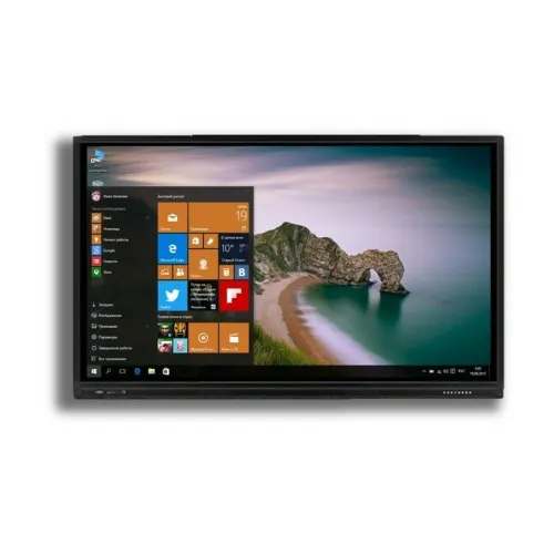 Интерактивный комплекс Skilo SKL-75 + Мобильная стойка, OPS Intel Core i5, Win 10, Android для «ЦОС»