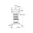 Мобильная напольная стойка Wize Pro M75 для размера 32”– 75”