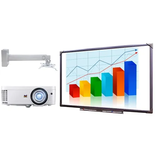 Интерактивный комплект EliteBoard WR-83A24C с проектором ViewSonic PS501X и креплением Stoiko MS-750 B-S