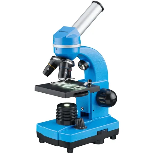 Оптический микроскоп Bresser Junior Biolux SEL 40–1600x, синий