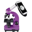 Оптический микроскоп Bresser Junior Biolux SEL 40–1600x, фиолетовый