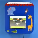 Настенный интерактивный логопедический комплекс Ntab Kids Говорун 21,5" 4 касания