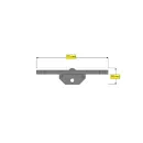 Монтажный кронштейн для батареи TETRIX PRIME (2 шт в упаковке) 40236