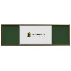 Комплект рельсовой системы с классной доской IGB1M и интерактивной панелью Interwrite 65