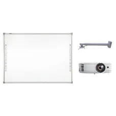 Интерактивный комплект DonView: Donview DB-82IND-H03 с проектором Optoma X309ST и креплением FIX P800-1400 (silver)