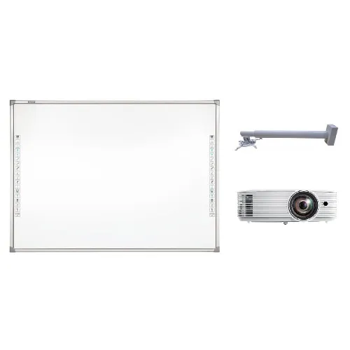 Интерактивный комплект DonView: Donview DB-82IND-H03 с проектором Optoma X309ST и креплением FIX P800-1400 (silver)