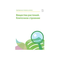 Электронные плакаты и тесты. Биология. Вещества растений. Клеточное строение Новый диск