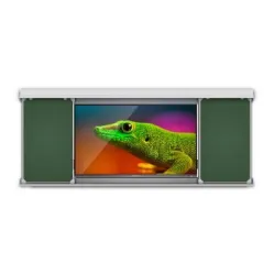 Раздвижная рельсовая система досок Geckotouch (1000х3000 мм) для интерактивных панелей 55"