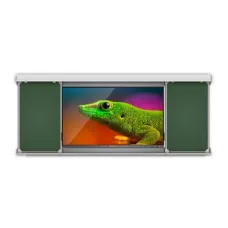 Раздвижная рельсовая система досок Geckotouch (1200х3000 мм) для интерактивных панелей 65"