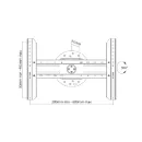 Кронштейн настенный OMB GYRO MOUNT (black) для размера 37-70”