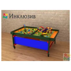 Игровой многофункциональный стол STEAM Инклюзив «Весёлые пчёлки» (оранжевый)