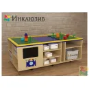 Игровой многофункциональный стол STEAM Инклюзив «Лес и речка»