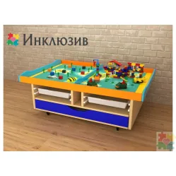 Игровой многофункциональный стол STEAM Инклюзив «Развивашки»