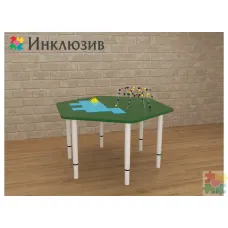Игровой детский стол Инклюзив для развития мелкой моторики «Маленькие горки»