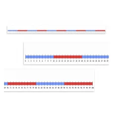 Нумирошка. Числовая прямая 0-100 по методике Нумикон